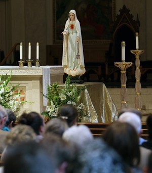 Catholic Sentinel photos by Jon DeBellis
A capacity crowd filled St. Mary Cathedral for the consecration Mass.