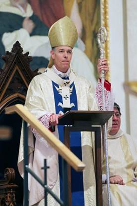 Archbishop Alexander Sample during his homily.